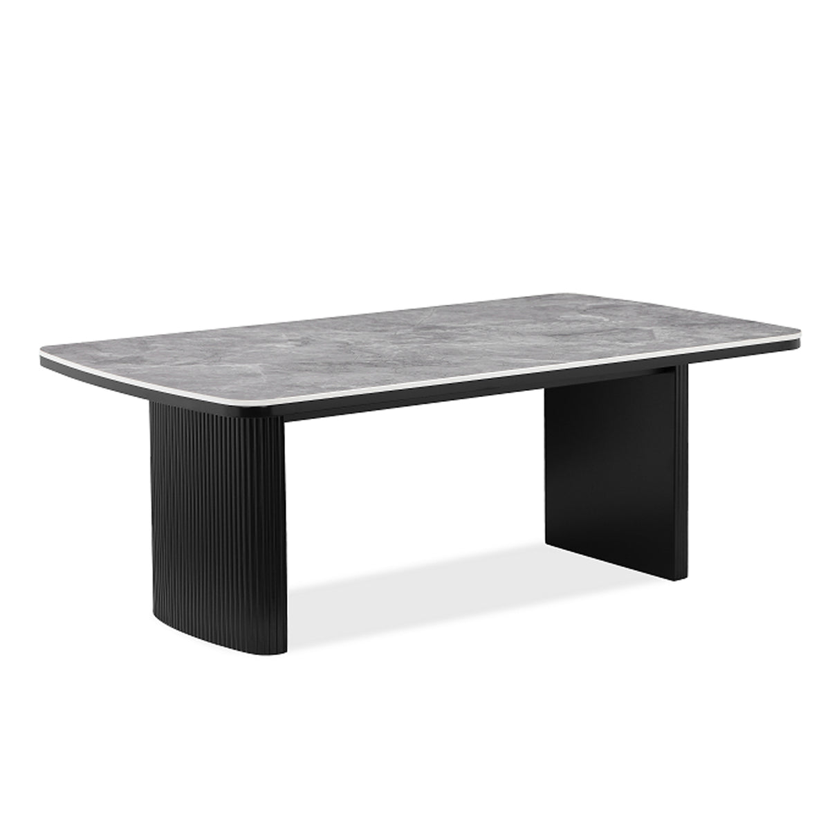 Modern Aden coffee table with grey ceramic tabletop
