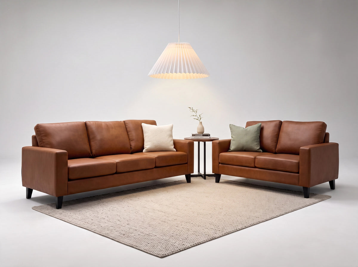 Cleo custom sofa available in 3 + 2, corner and chaise configurations