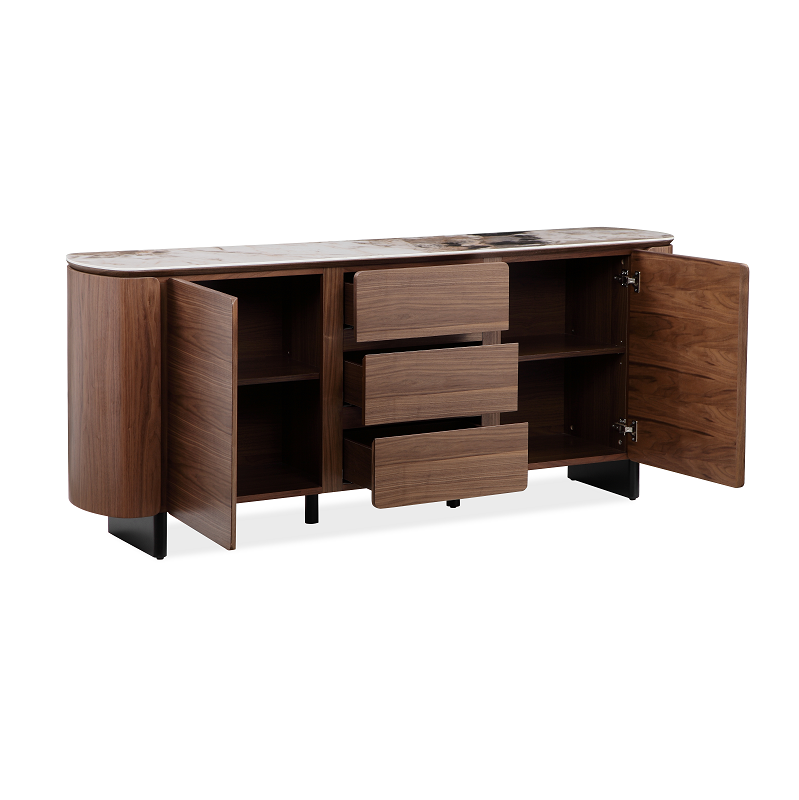 MORIKO Buffet storage cabinet with patterned ceramic top